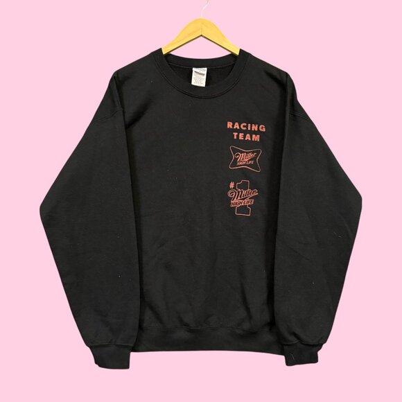 Miller High Life Beer Race Team Oversized Crewneck Sweater M - Picture 3 of 4